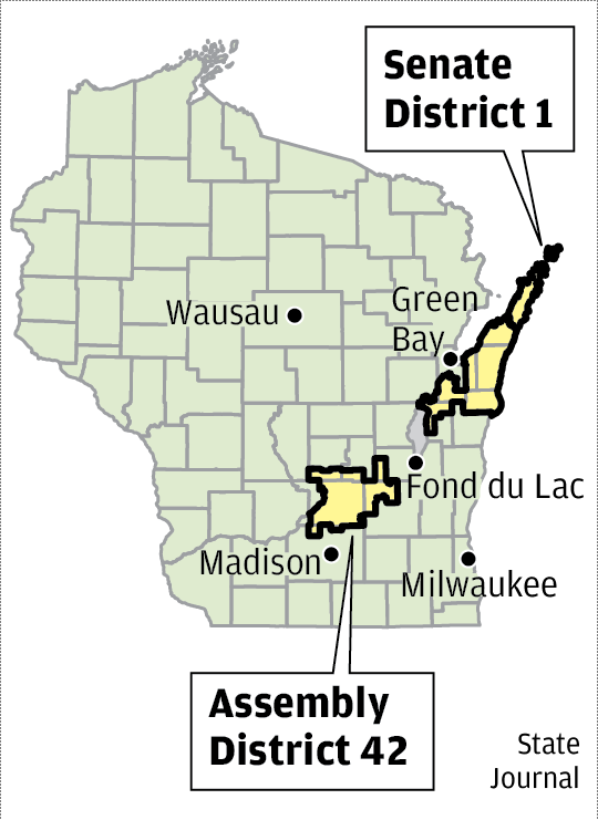 Senate District 1 and Assembly District 42